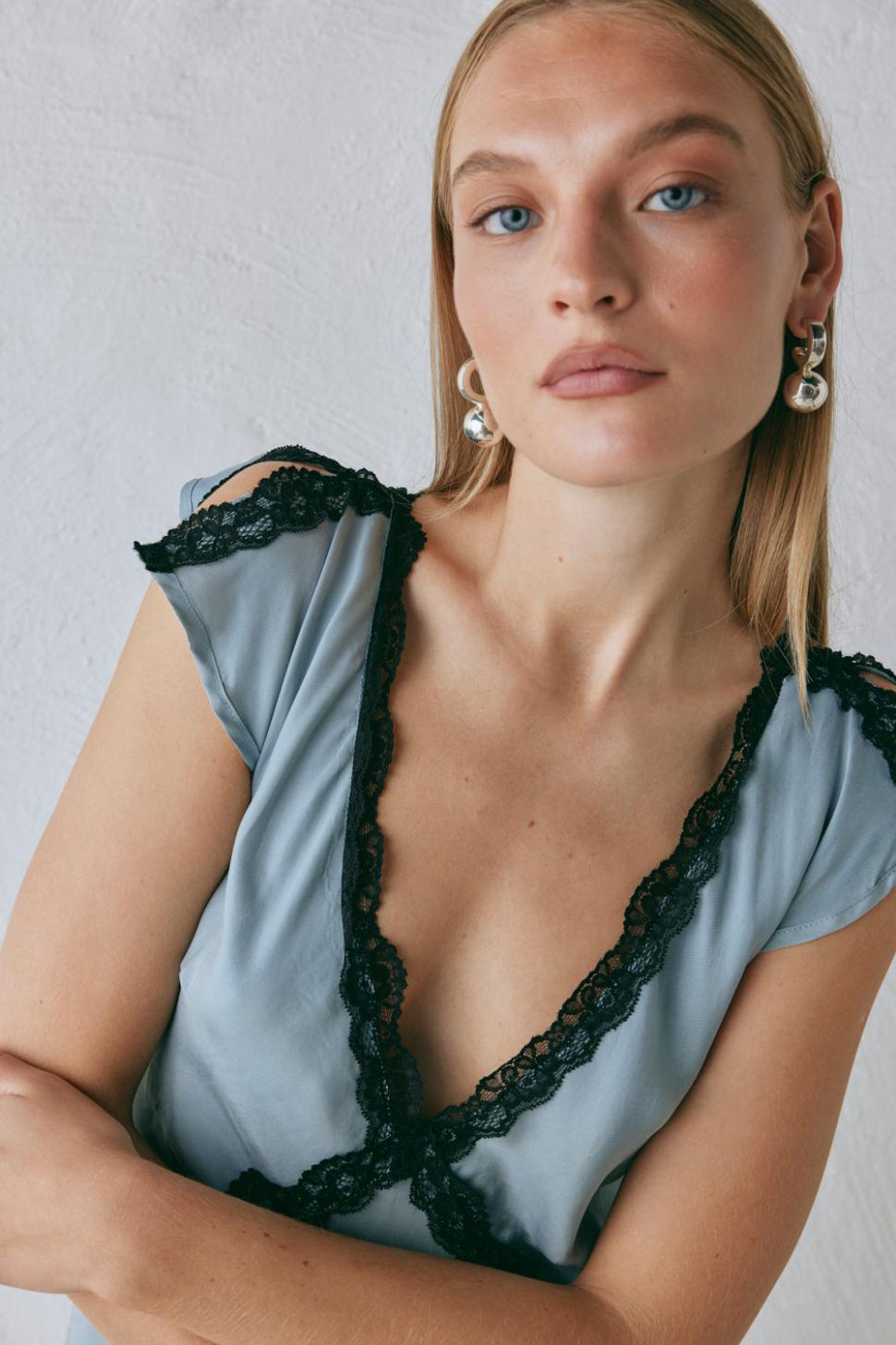 VRG GRL Midi/Maxi Dresses | Women The Ivy Bias Cut Maxi Dress Steel