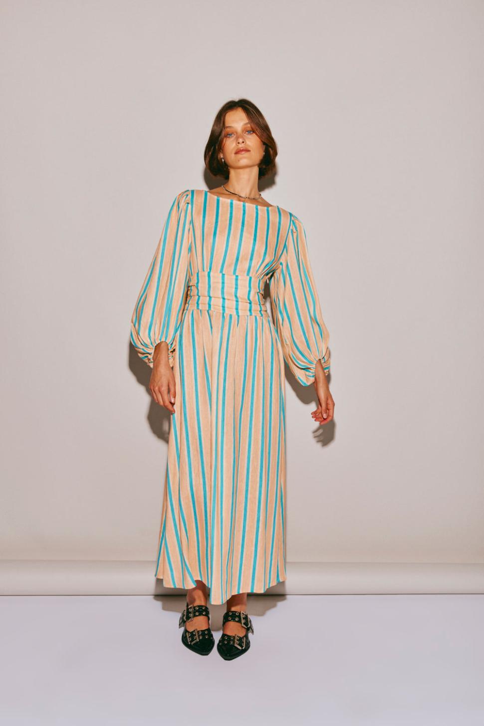 VRG GRL Midi/Maxi Dresses | Women Tularosa Linen Midi Dress Spritz