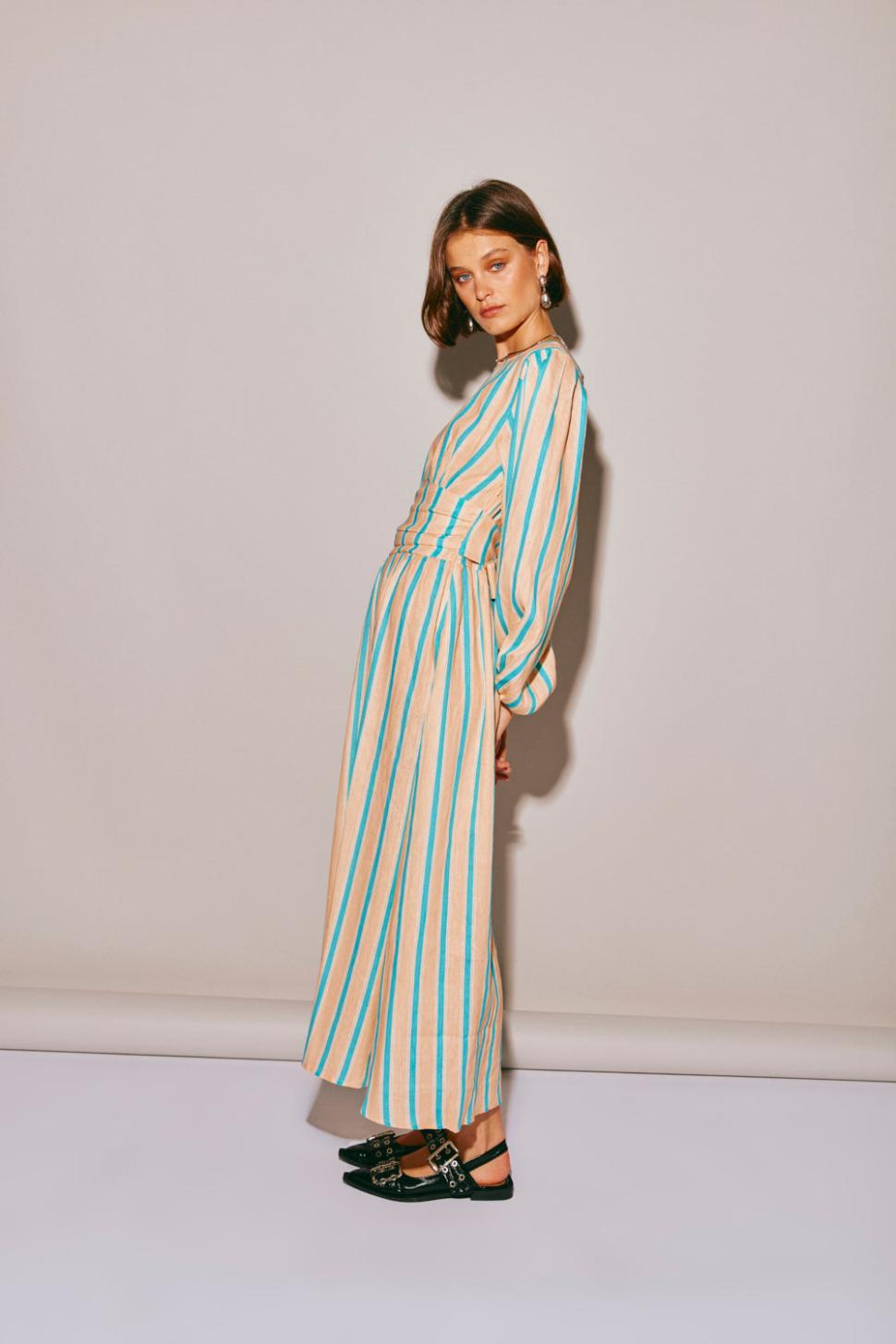 VRG GRL Midi/Maxi Dresses | Women Tularosa Linen Midi Dress Spritz