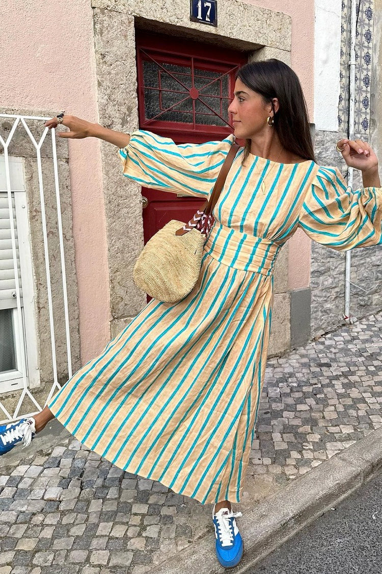 VRG GRL Midi/Maxi Dresses | Women Tularosa Linen Midi Dress Spritz