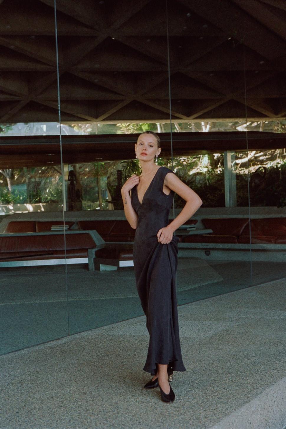 VRG GRL Midi/Maxi Dresses | Women Valya Maxi Dress Black