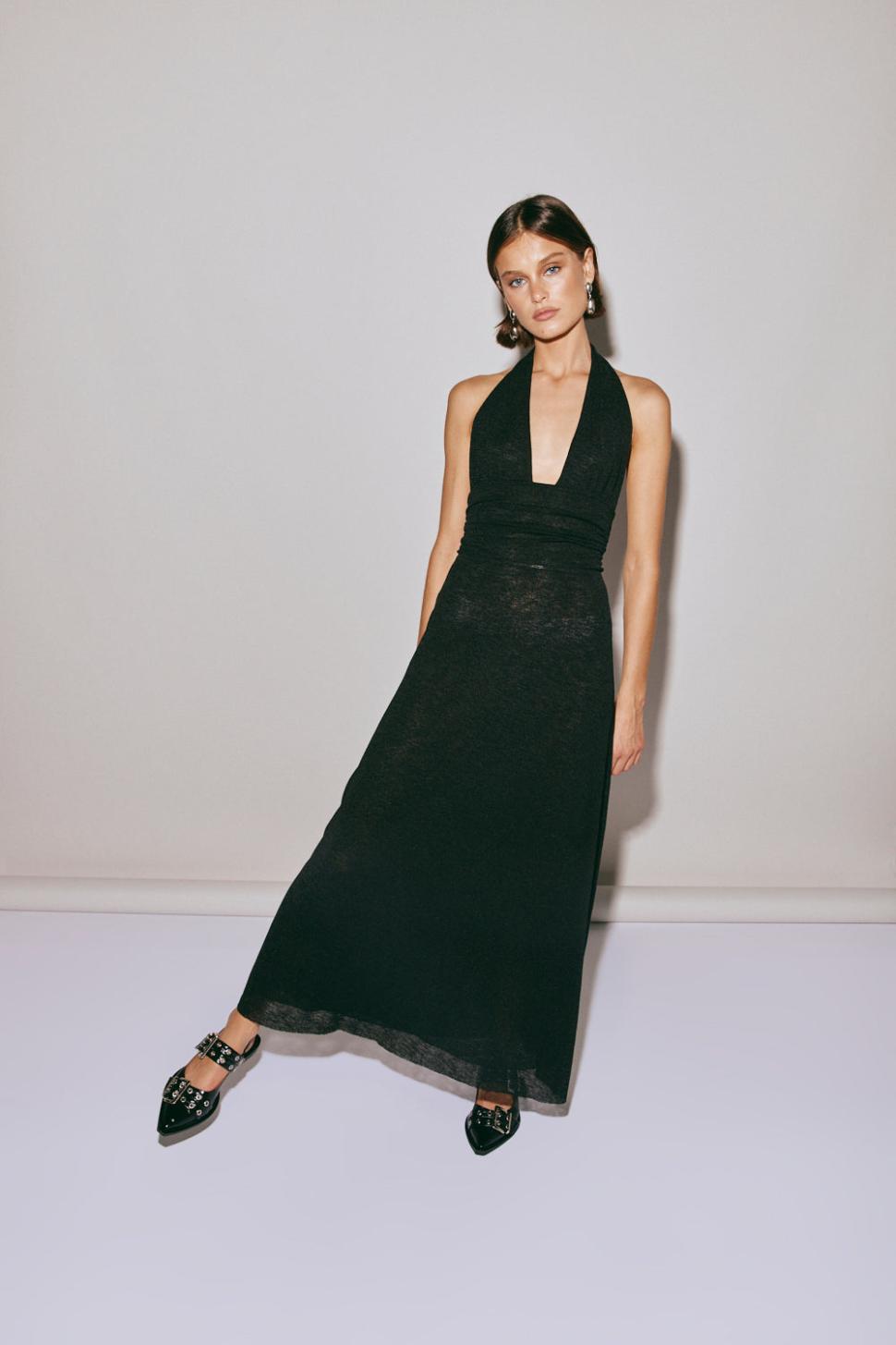 VRG GRL Midi/Maxi Dresses | Women When In Italy Halter Midi Dress Black