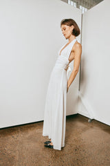 VRG GRL Midi/Maxi Dresses | Women When In Italy Halter Midi Dress White