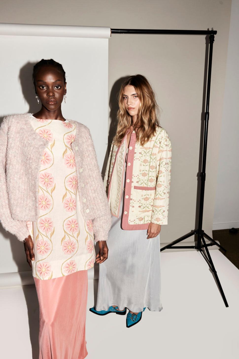 VRG GRL Mini Dresses | Women Aftersun Linen Mini Dress Bloom