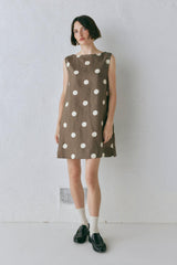 VRG GRL Mini Dresses | Women Aftersun Linen Mini Dress Spot