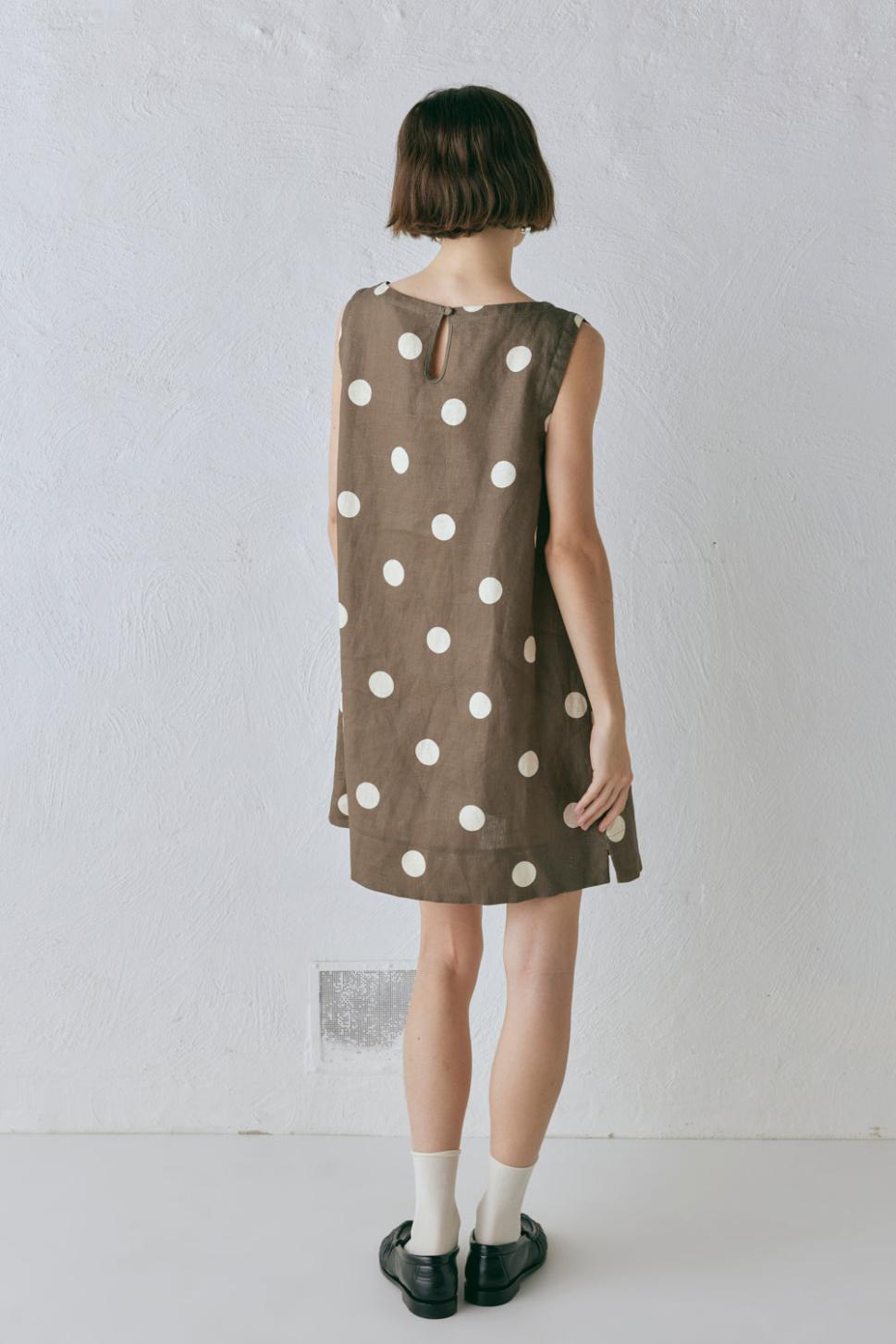 VRG GRL Mini Dresses | Women Aftersun Linen Mini Dress Spot