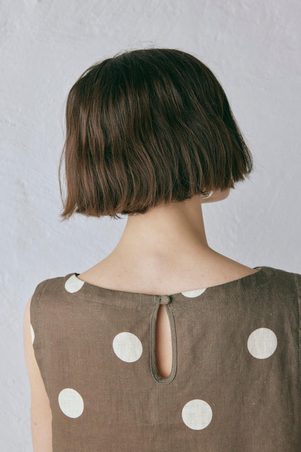 VRG GRL Mini Dresses | Women Aftersun Linen Mini Dress Spot