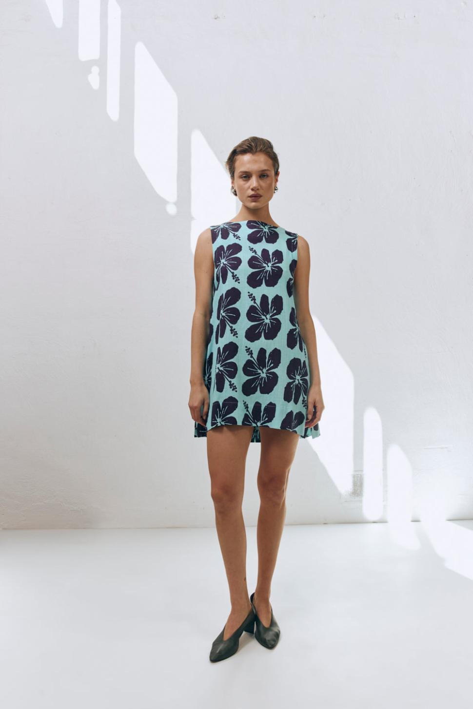 VRG GRL Mini Dresses | Women Aftersun Mini Dress Tropicana