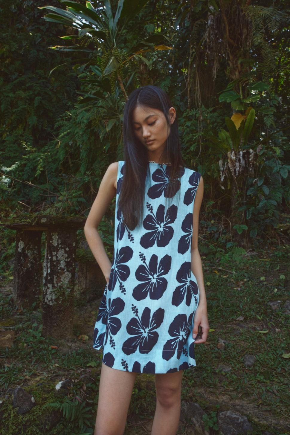 VRG GRL Mini Dresses | Women Aftersun Mini Dress Tropicana