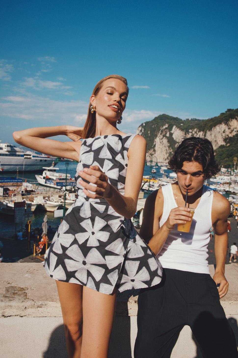 VRG GRL Mini Dresses | Women Angele Mini Dress Fiore