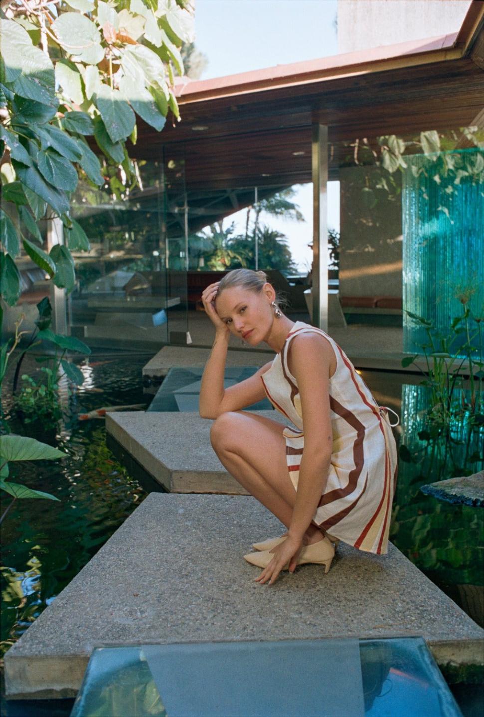 VRG GRL Mini Dresses | Women Chloe Linen Mini Dress Ace