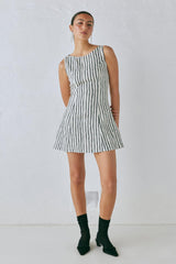 VRG GRL Mini Dresses | Women Chloe Linen Mini Dress Black