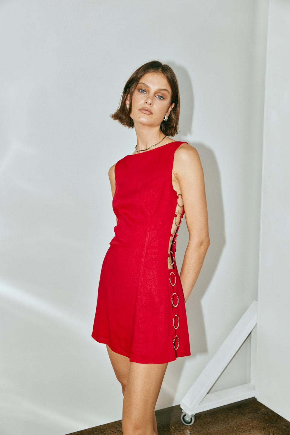 VRG GRL Mini Dresses | Women Discoteca Mini Dress Chilli