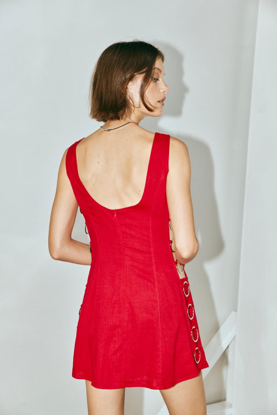 VRG GRL Mini Dresses | Women Discoteca Mini Dress Chilli