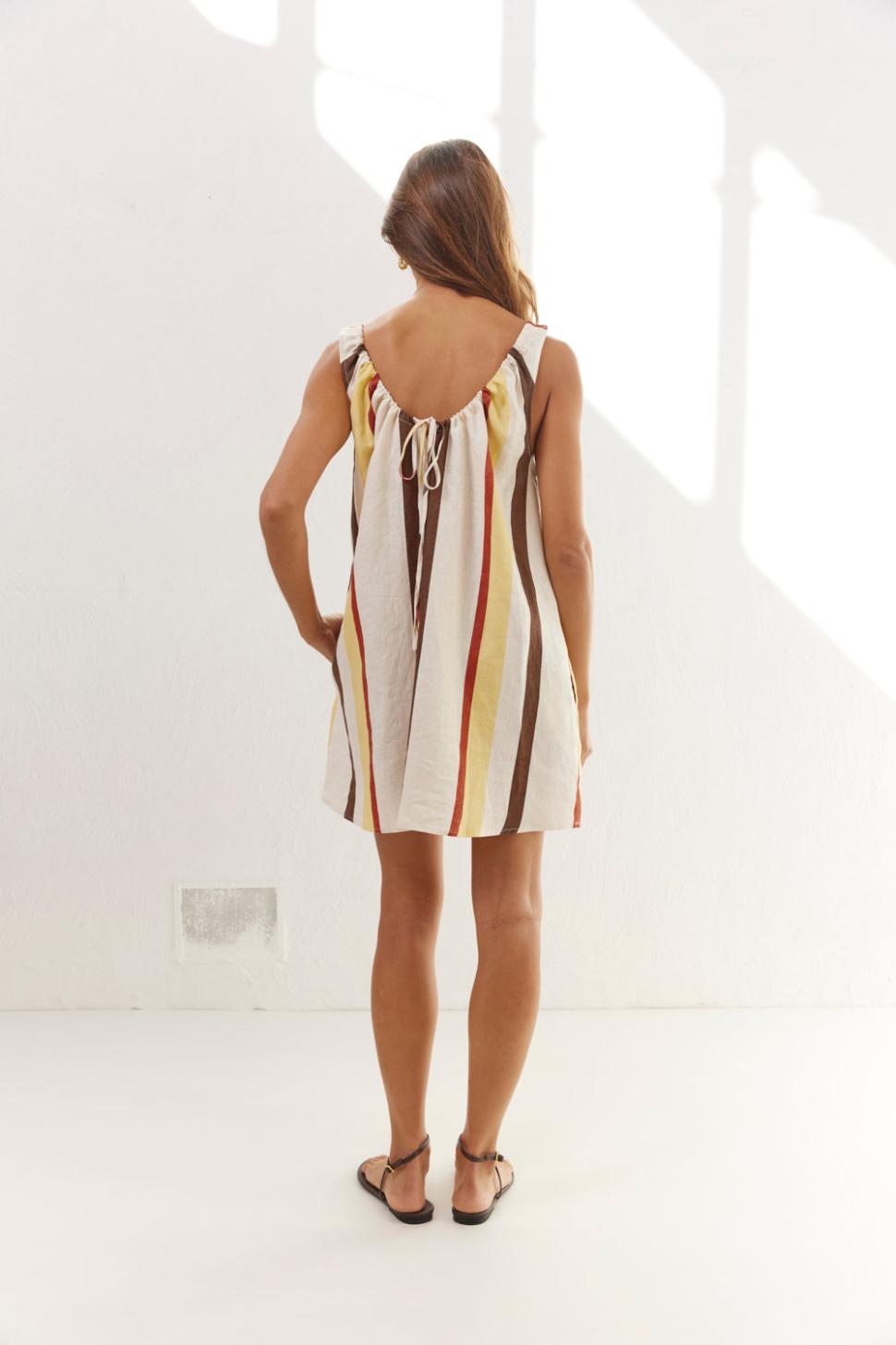 VRG GRL Mini Dresses | Women Rio Linen Mini Dress Ace