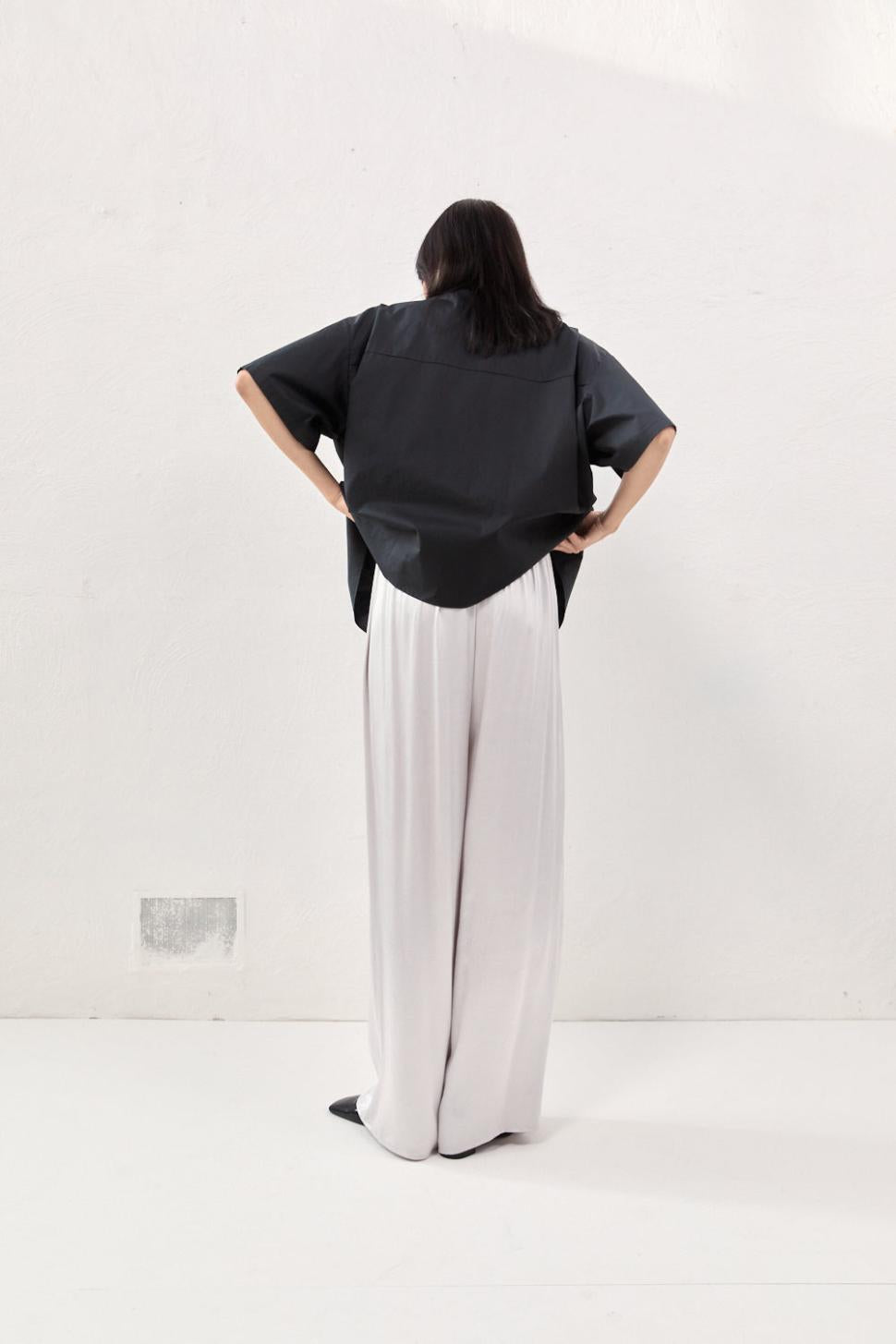 VRG GRL Pants | Women Merci Satin Pants Silver