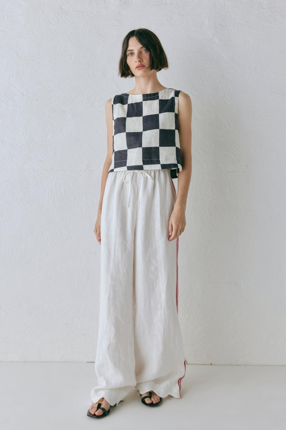 VRG GRL Pants | Women Milahn Linen Pants Vienna