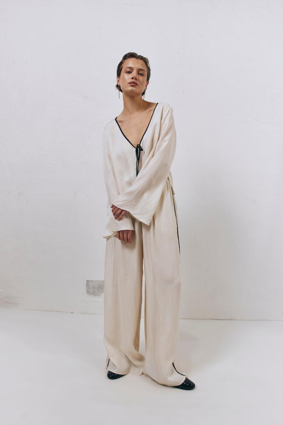 VRG GRL Pants | Women Moonscapes Pants Cream