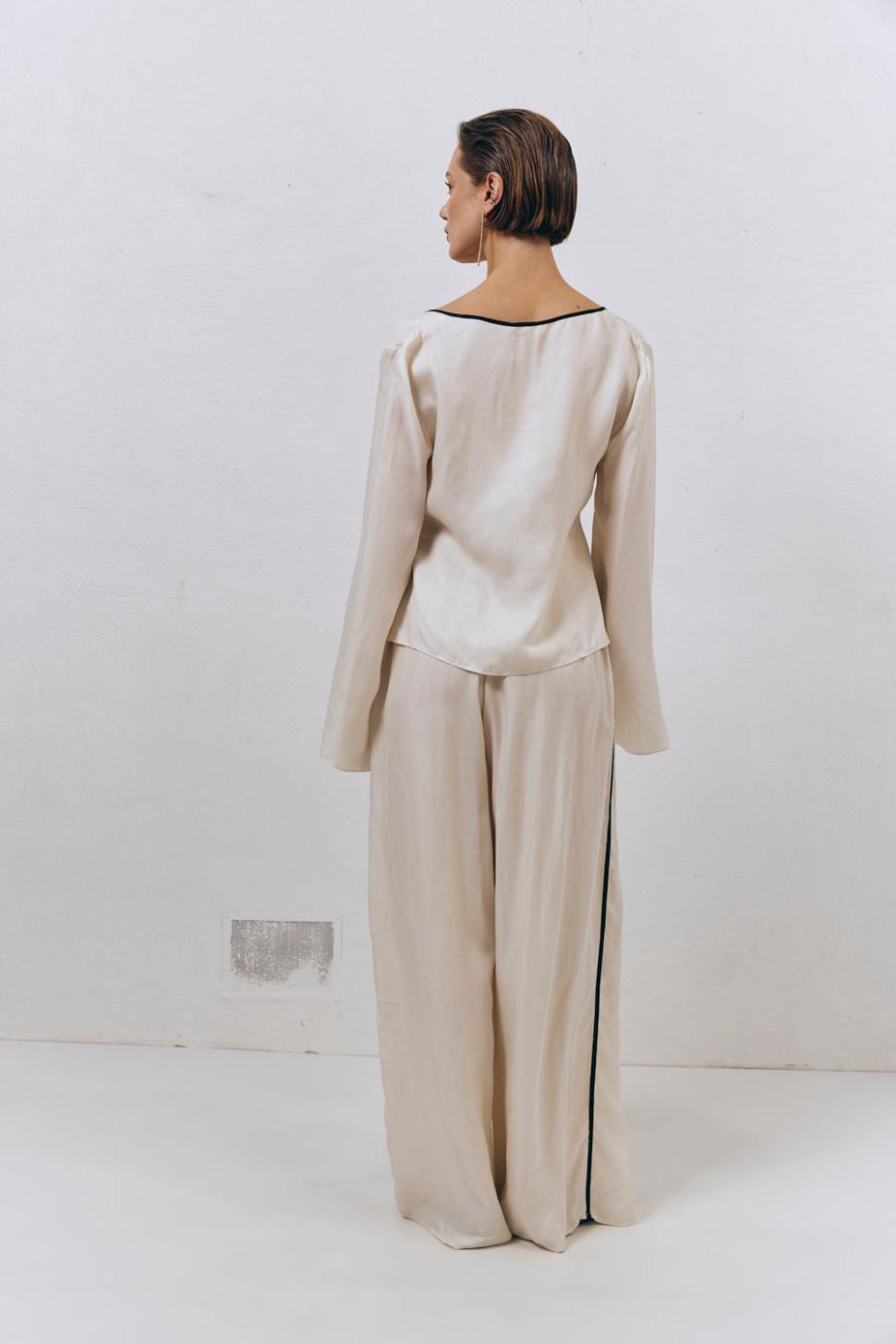 VRG GRL Pants | Women Moonscapes Pants Cream