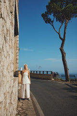 VRG GRL Pants | Women Skye Linen Pants Dot