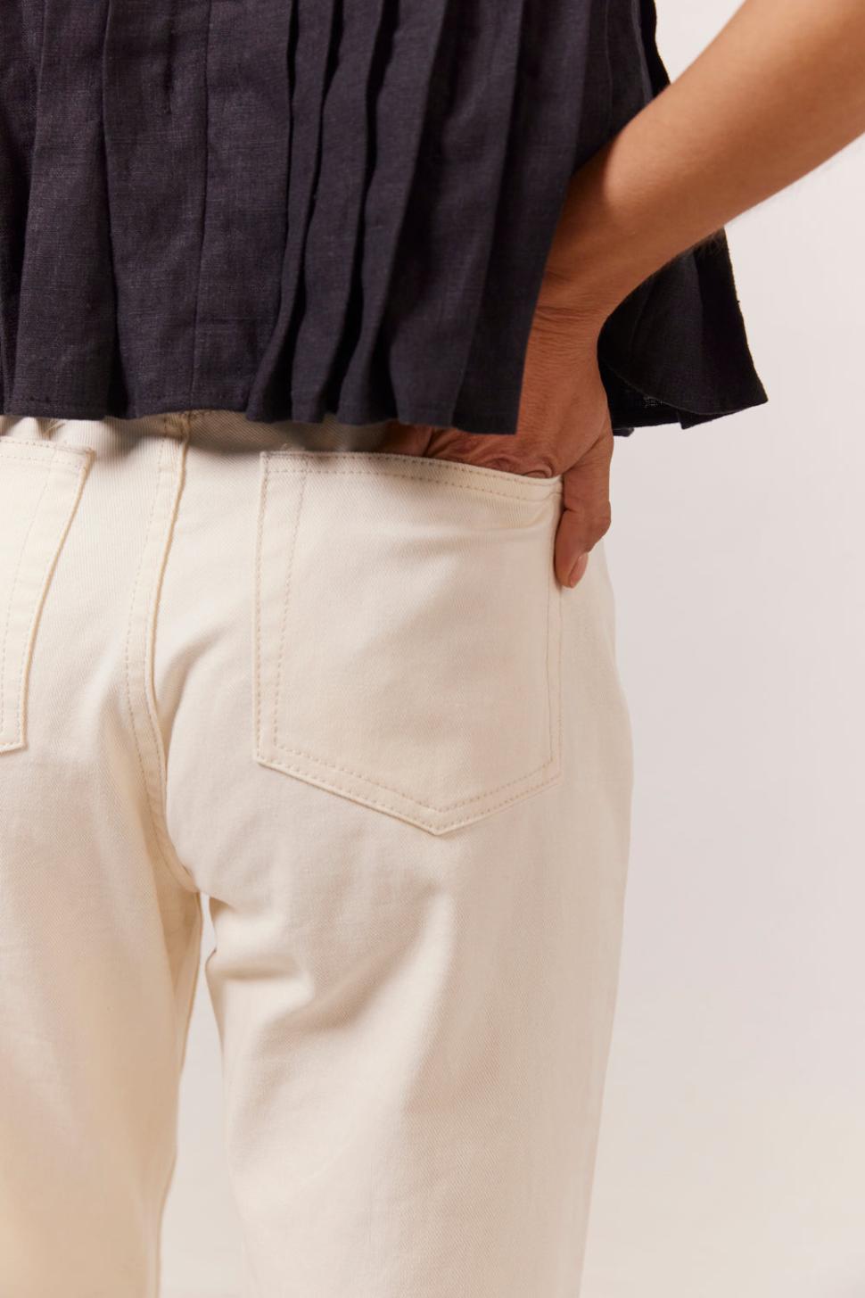 VRG GRL Pants | Women Suki Denim Jeans Cream