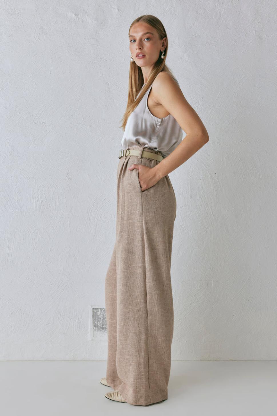 VRG GRL Pants | Women Taite Pants Natural