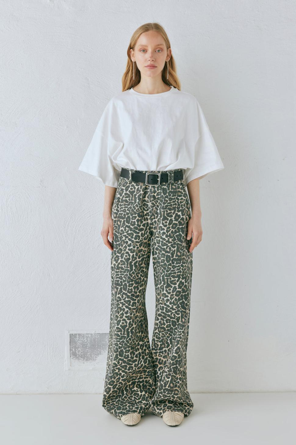 VRG GRL Pants | Women Zia Denim Jeans Leopard