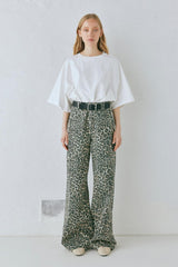 VRG GRL Pants | Women Zia Denim Jeans Leopard