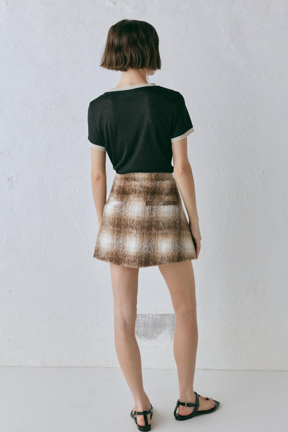 VRG GRL Sets | Women Alexa Mini Skirt Plaid
