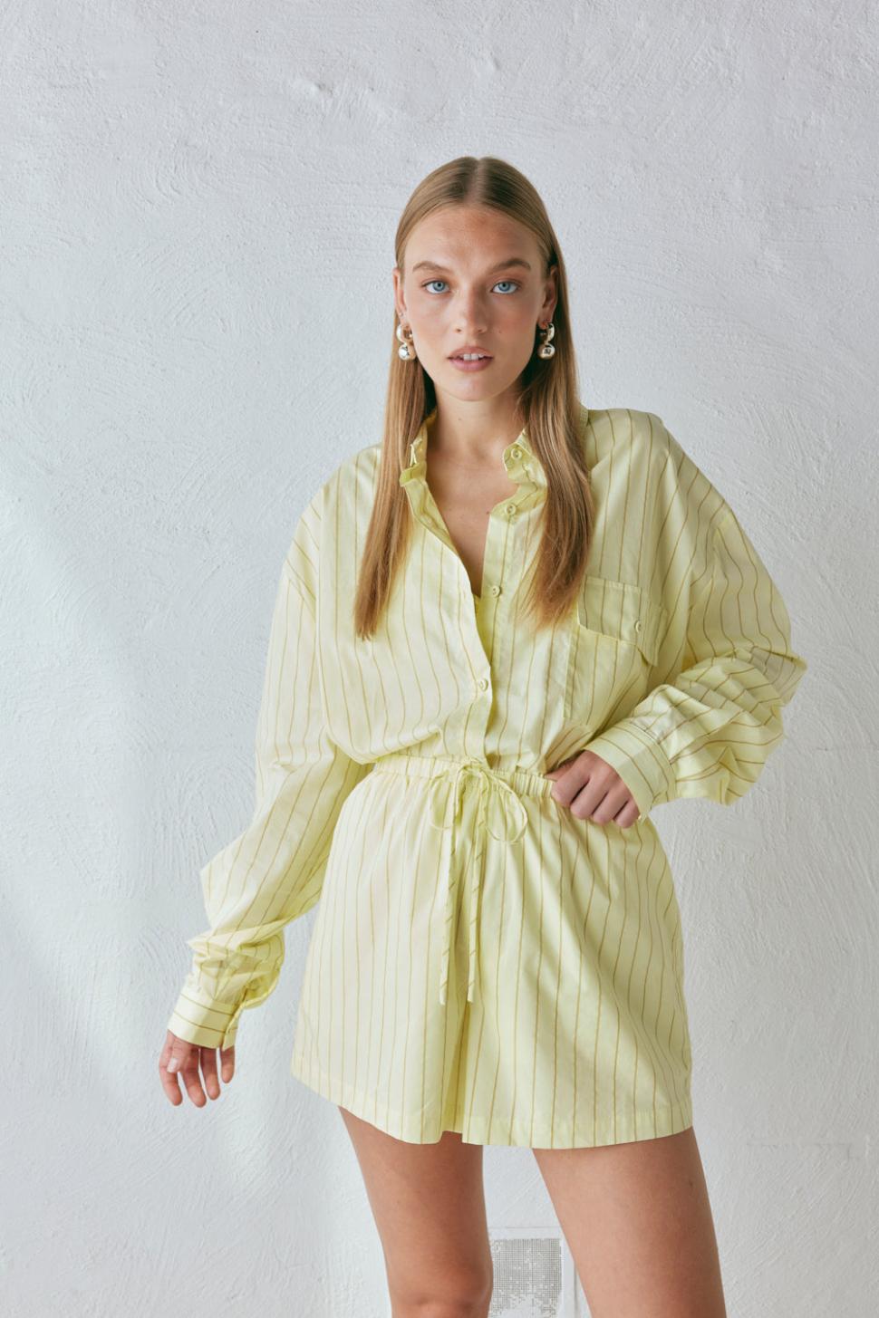 VRG GRL Sets | Women Annika Shorts Citrus