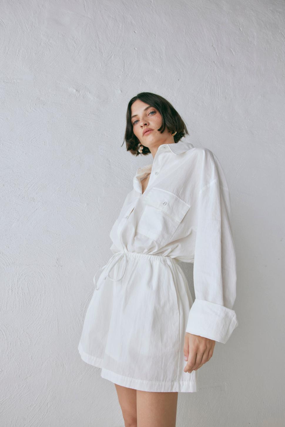 VRG GRL Sets | Women Annika Shorts White