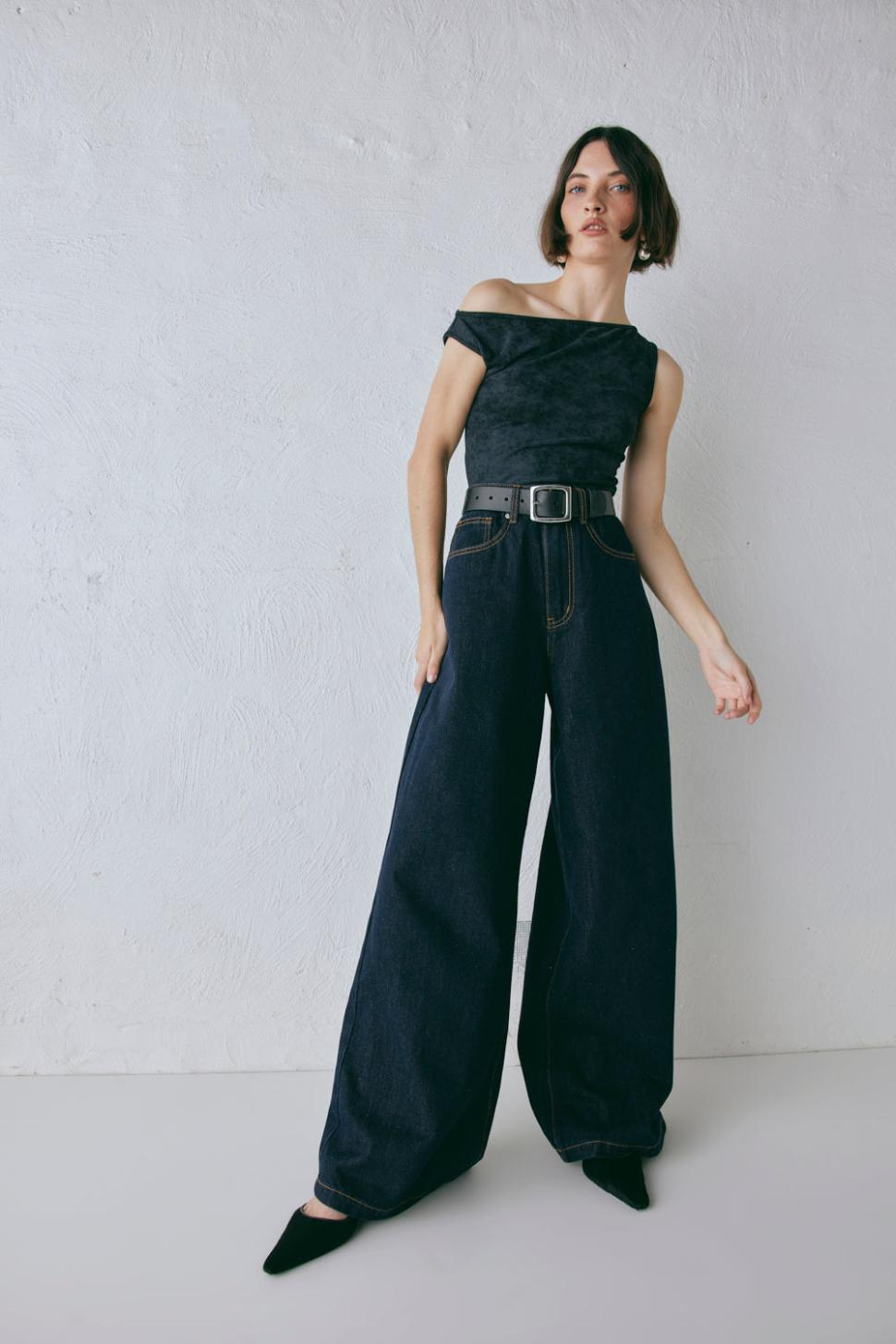 VRG GRL Sets | Women Aston Denim Jeans Indigo