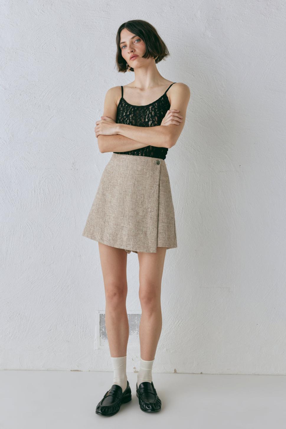 VRG GRL Sets | Women Cove Skort Wheat