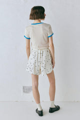 VRG GRL Sets | Women Eliza Linen Shorts Dot