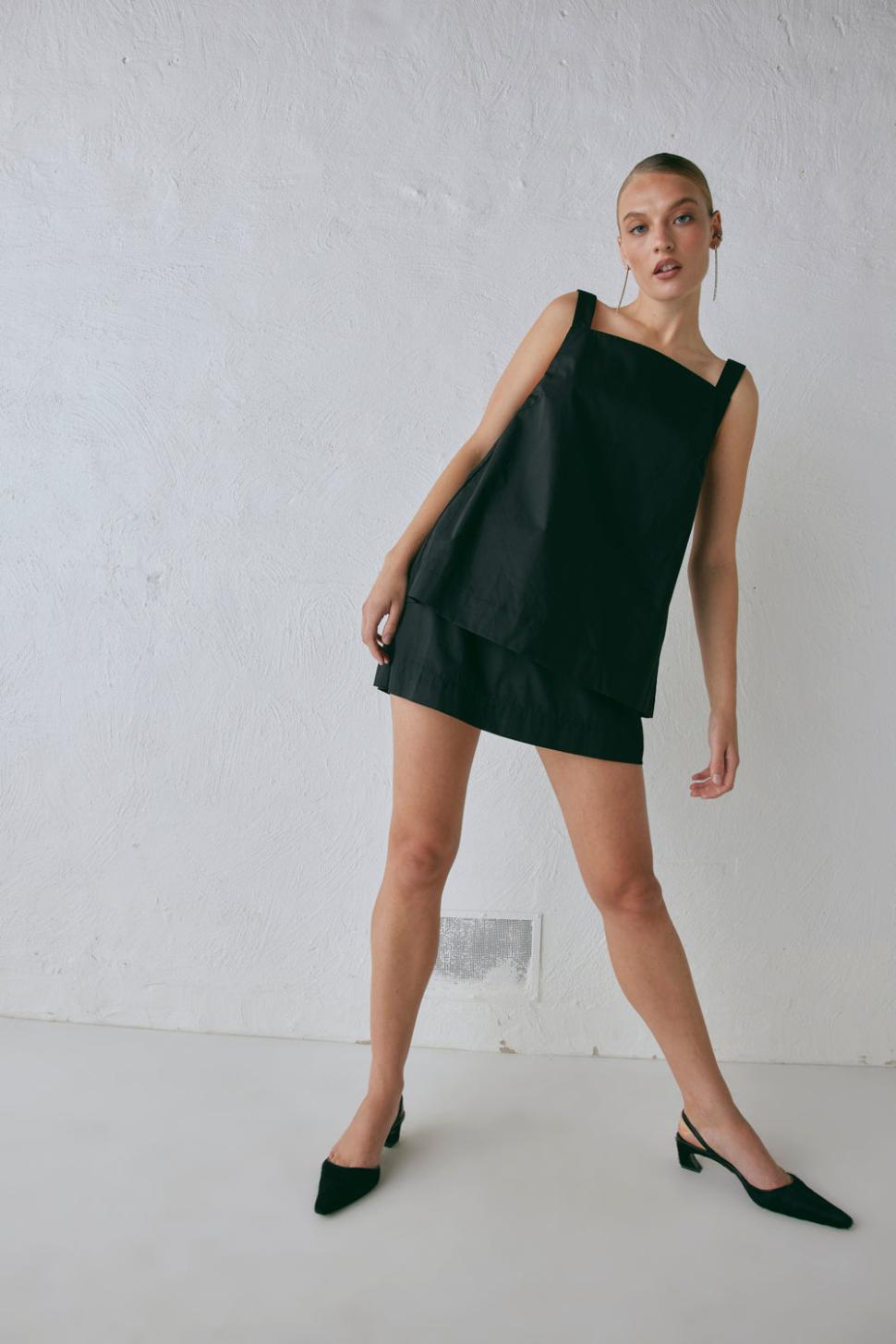 VRG GRL Sets | Women Elka Mini Skirt Black