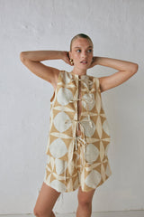 VRG GRL Sets | Women Enni Linen Smock Top Scope