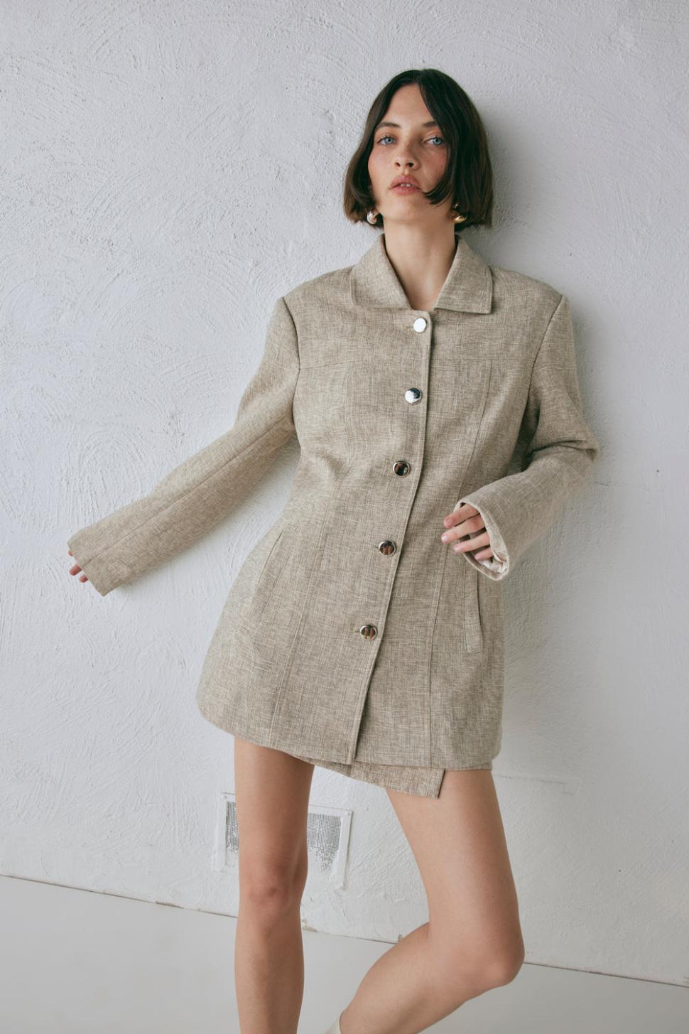 VRG GRL Sets | Women Esti Jacket Wheat