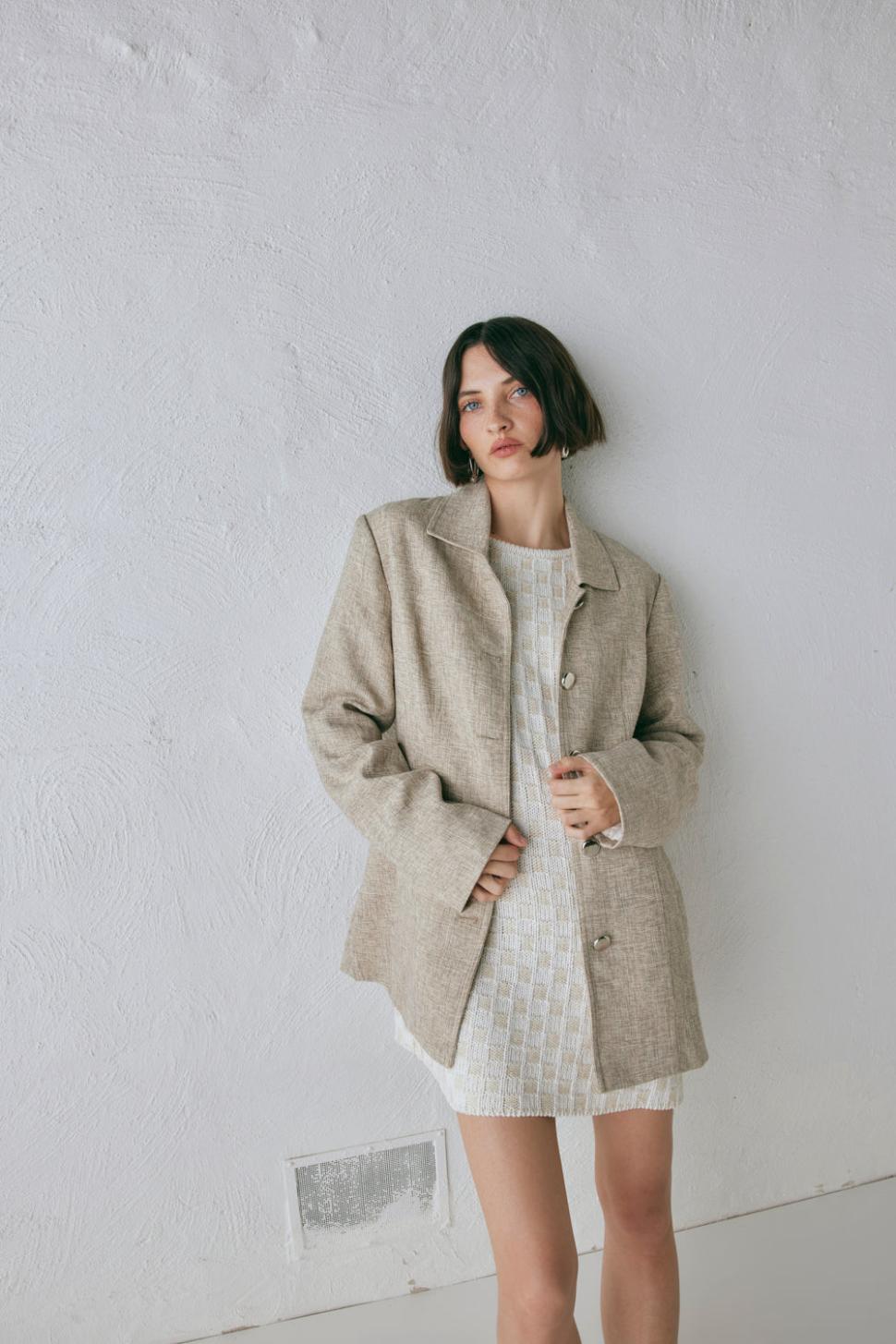 VRG GRL Sets | Women Esti Jacket Wheat