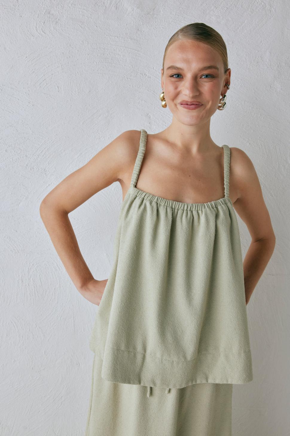 VRG GRL Sets | Women Etta Top Sage