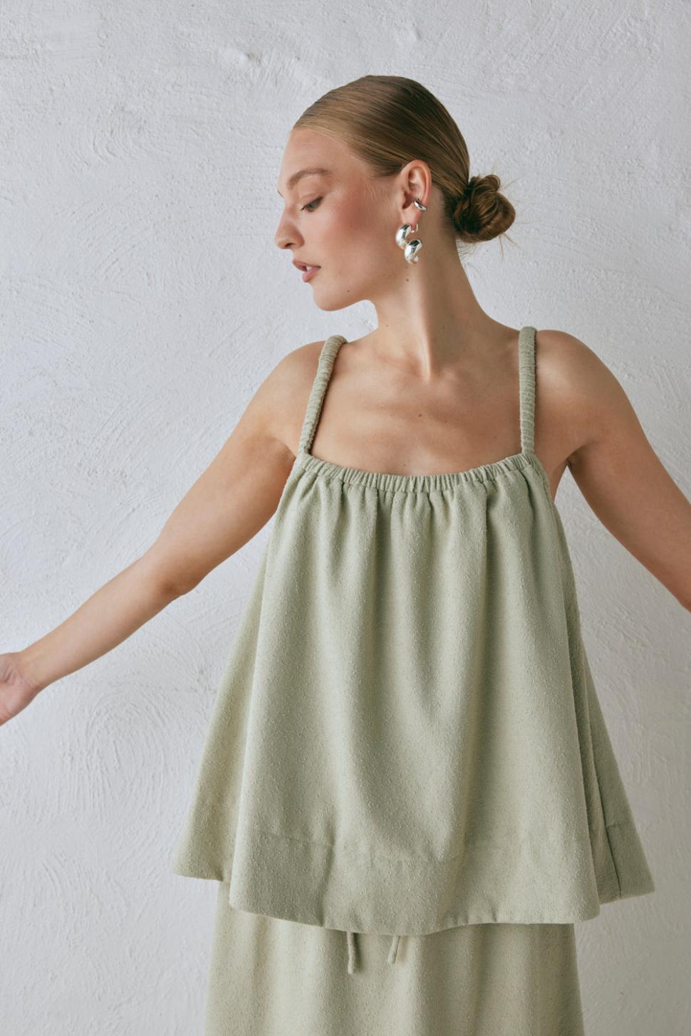 VRG GRL Sets | Women Etta Top Sage