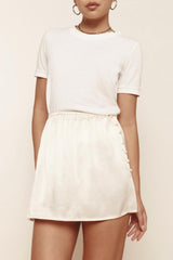 VRG GRL Sets | Women Freya Mini Skirt Cream