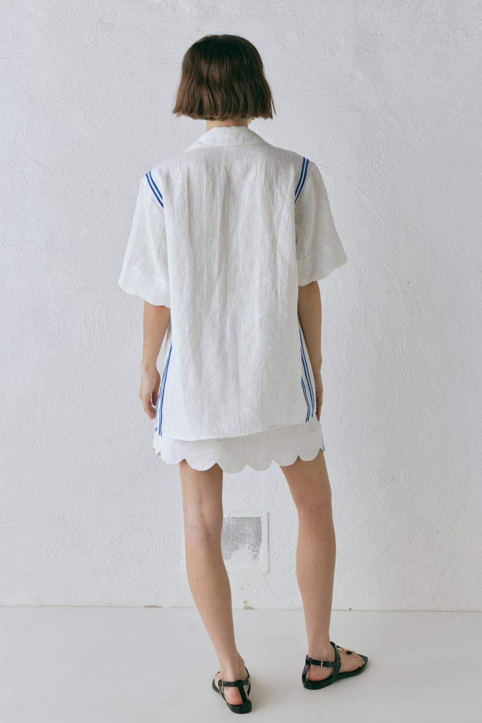 VRG GRL Sets | Women Gigi Linen Shirt Vienna