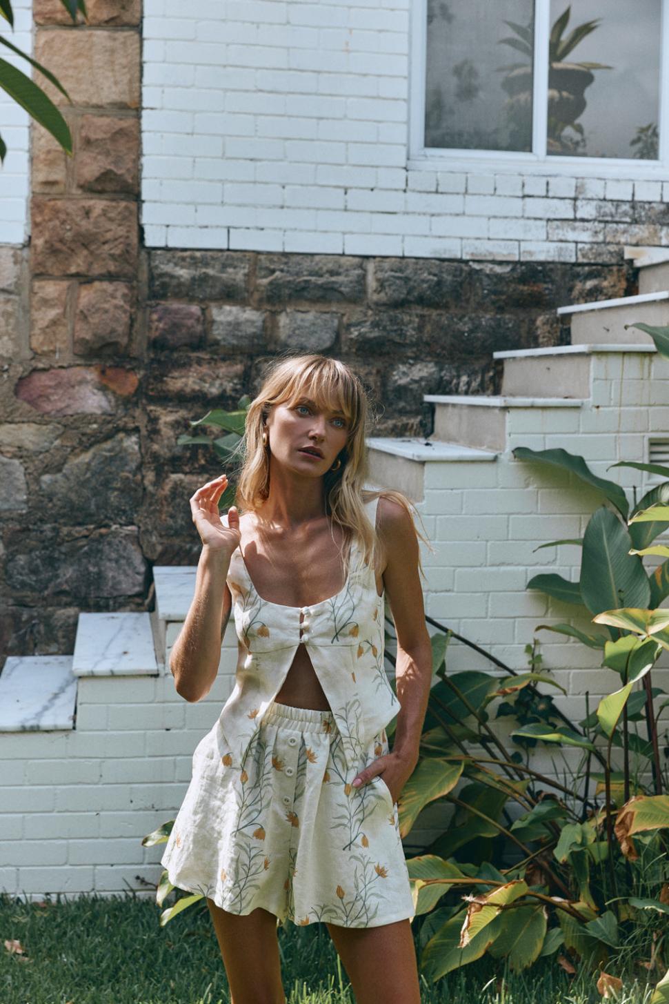 VRG GRL Sets | Women Ingrid Top Florette