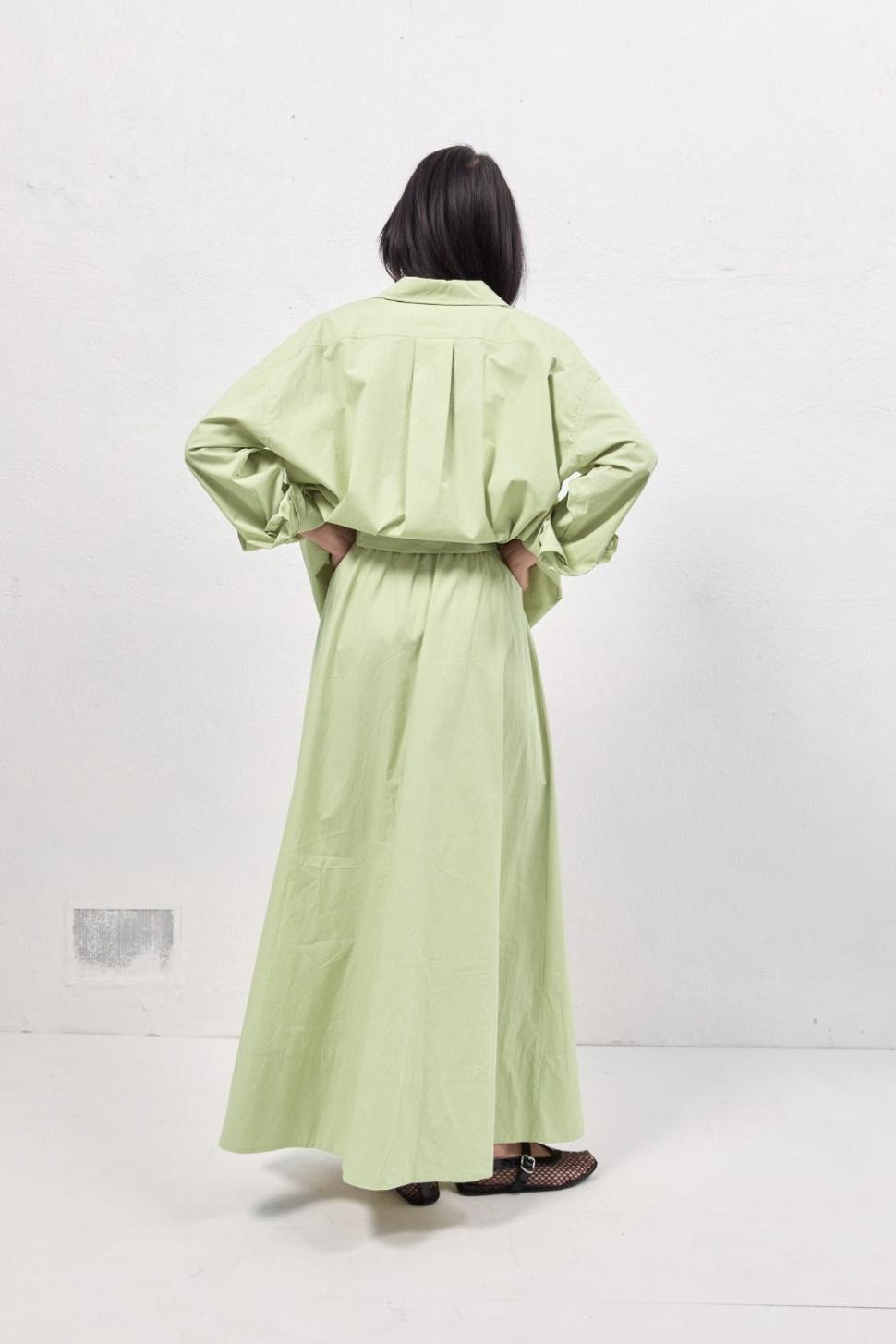 VRG GRL Sets | Women Livia Maxi Skirt Mint