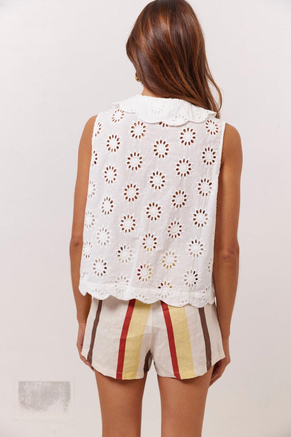 VRG GRL Sets | Women Maisie Top Anglaise