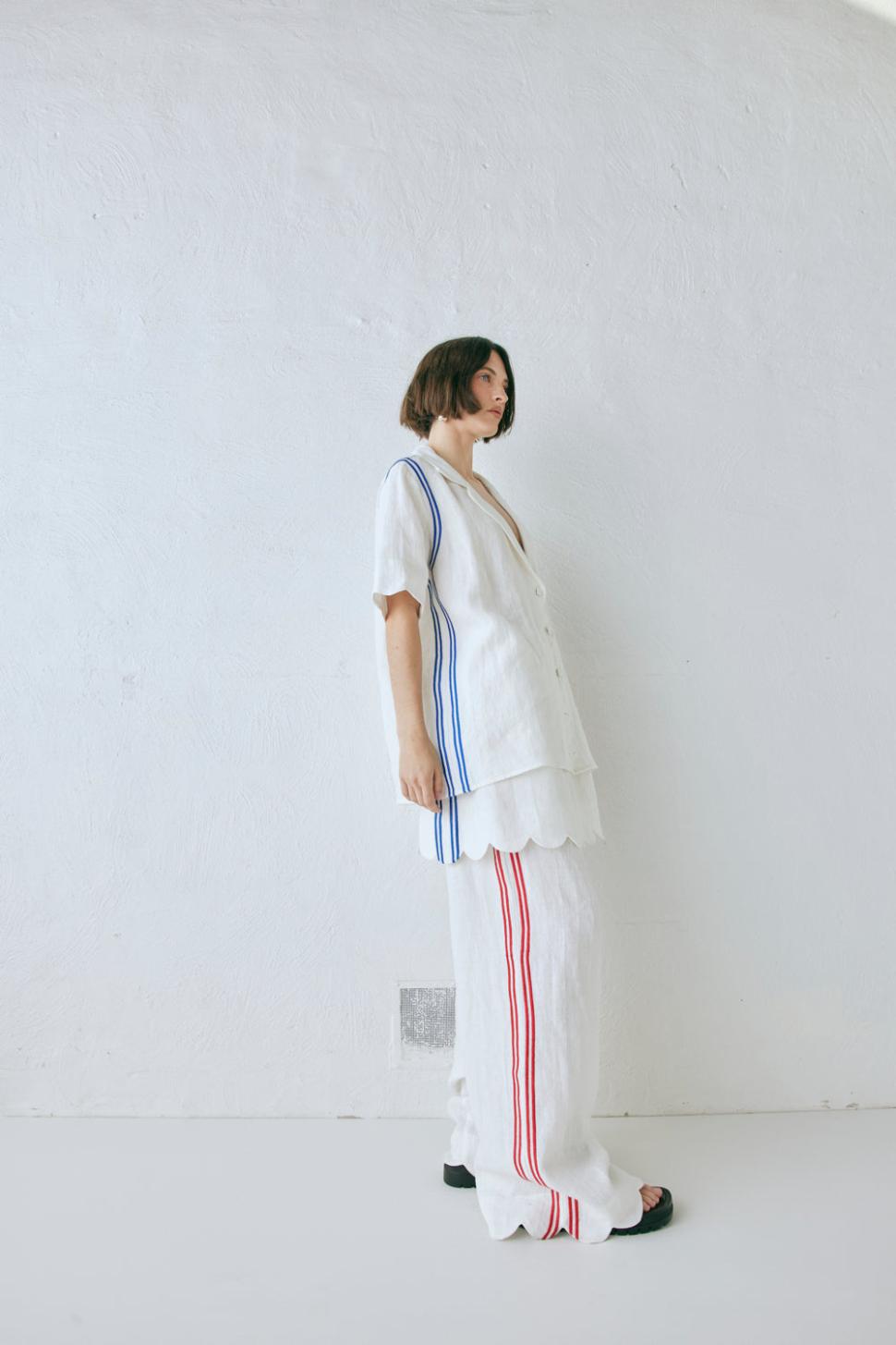 VRG GRL Sets | Women Milahn Linen Pants Vienna