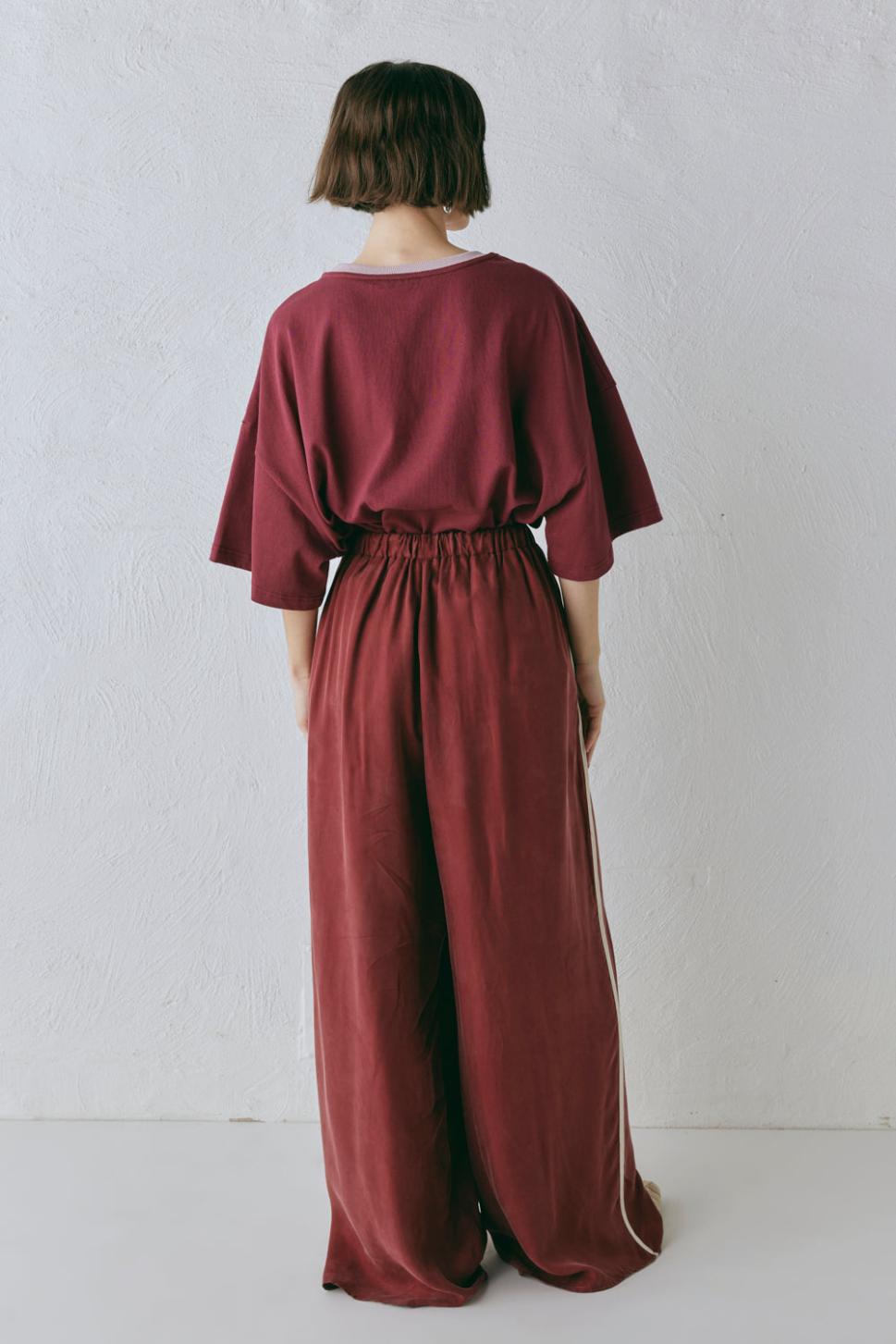 VRG GRL Sets | Women Moonscapes Pants Wine