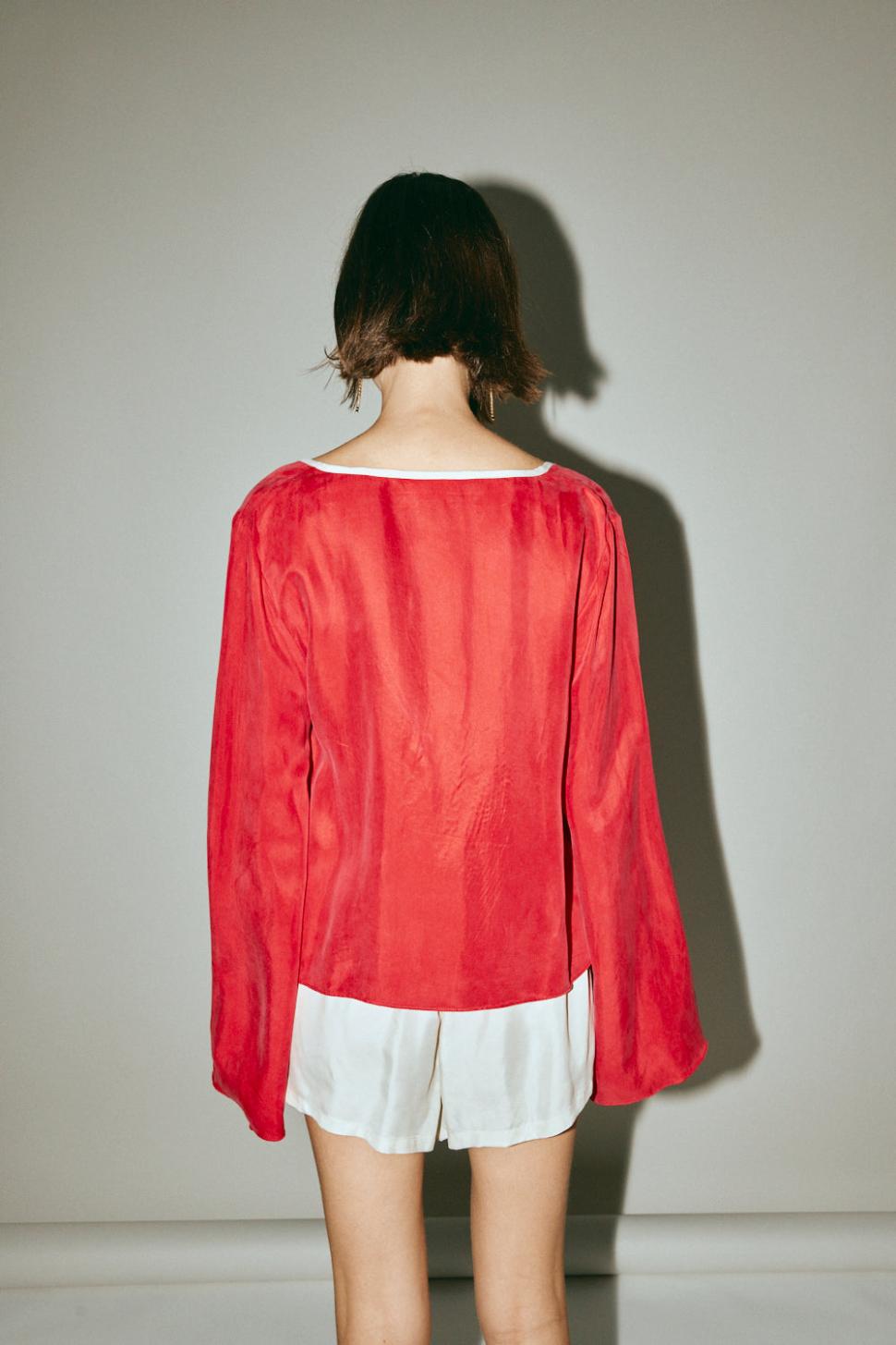 VRG GRL Sets | Women Moonscapes Top Chilli