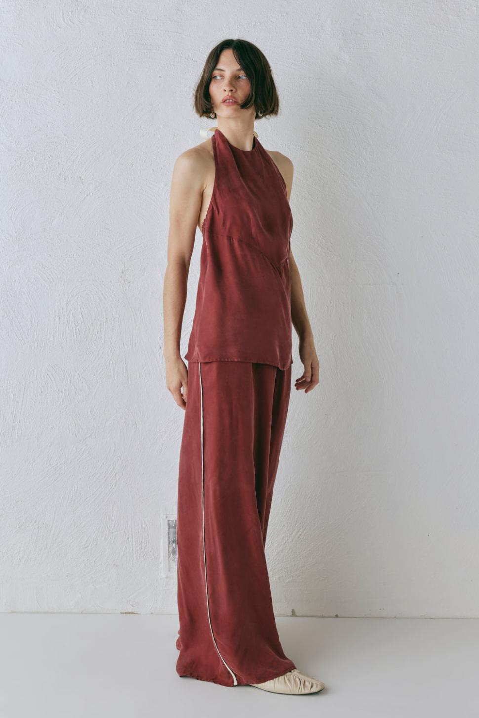 VRG GRL Sets | Women Sierra Top Wine