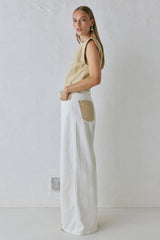 VRG GRL Sets | Women Sutton Denim Jeans White